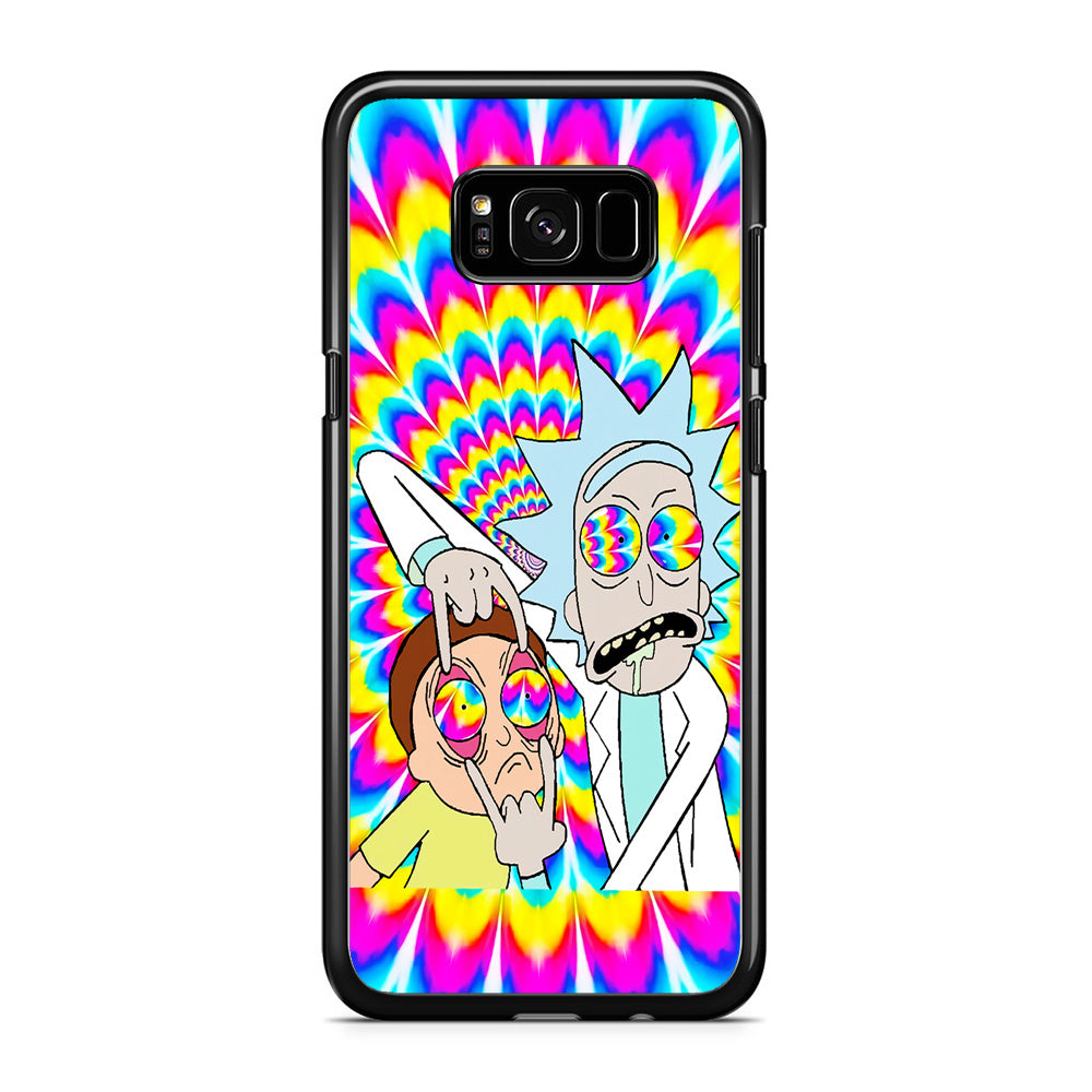 Rick and Morty Trippy  Samsung Galaxy S8 Case