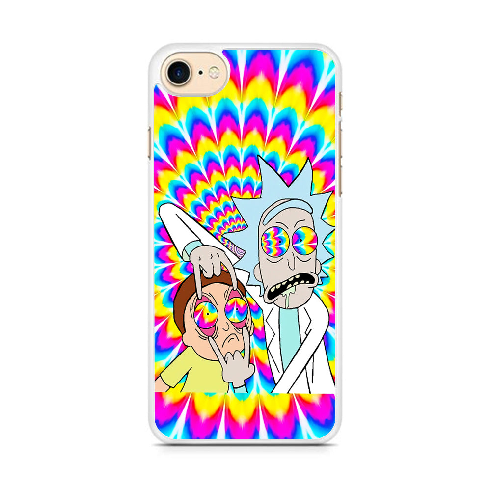 Rick and Morty Trippy iPhone 8 Case