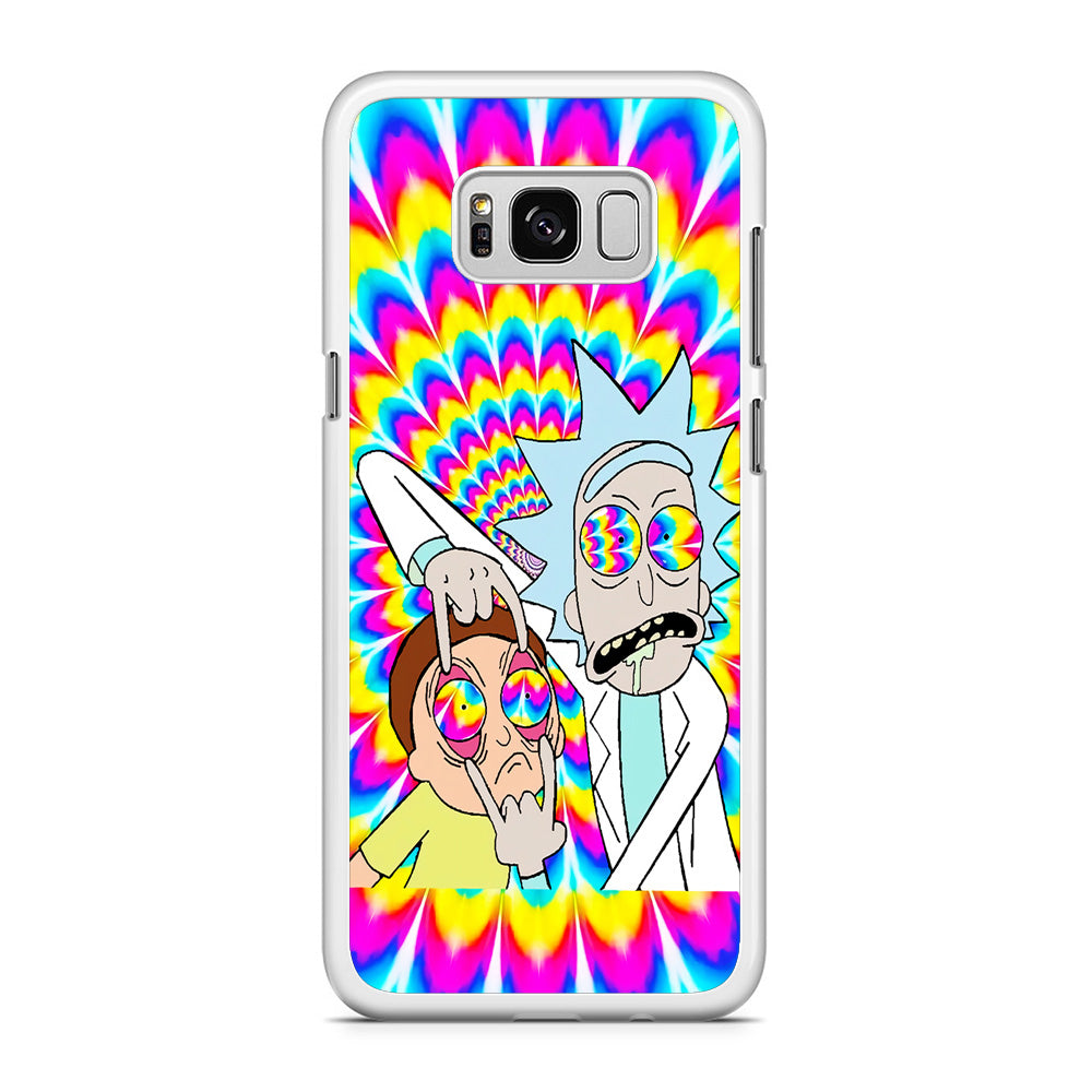 Rick and Morty Trippy  Samsung Galaxy S8 Case