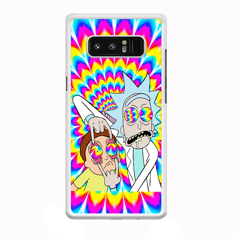 Rick and Morty Trippy Samsung Galaxy Note 8 Case