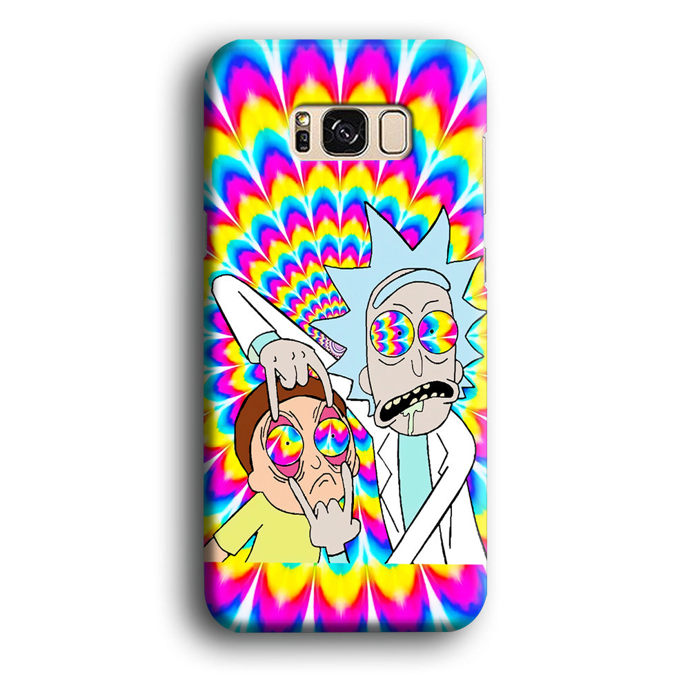 Rick and Morty Trippy  Samsung Galaxy S8 Case