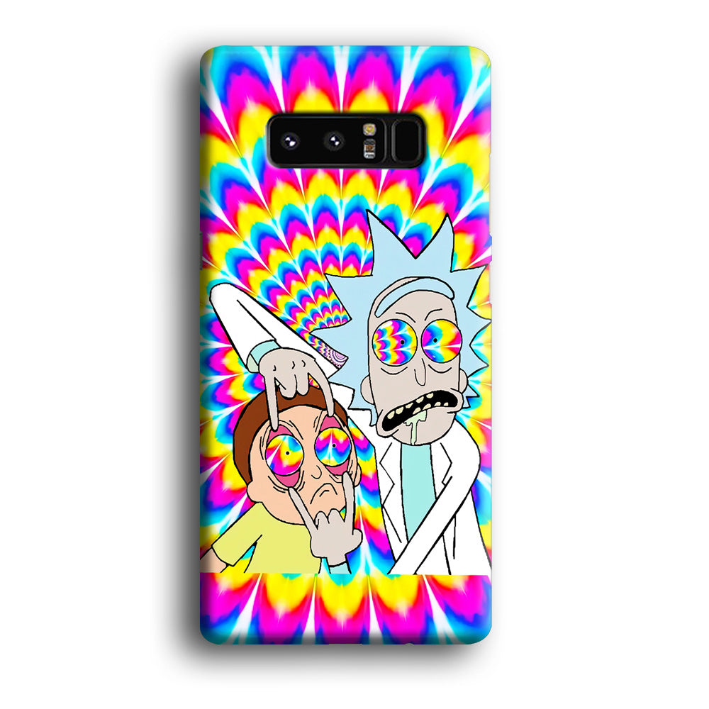 Rick and Morty Trippy Samsung Galaxy Note 8 Case