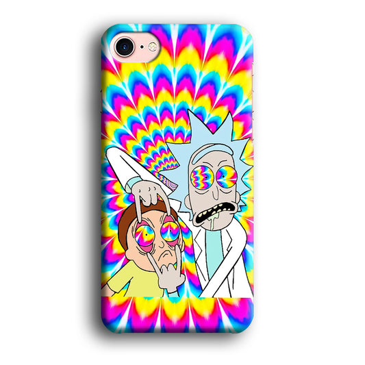 Rick and Morty Trippy iPhone 8 Case