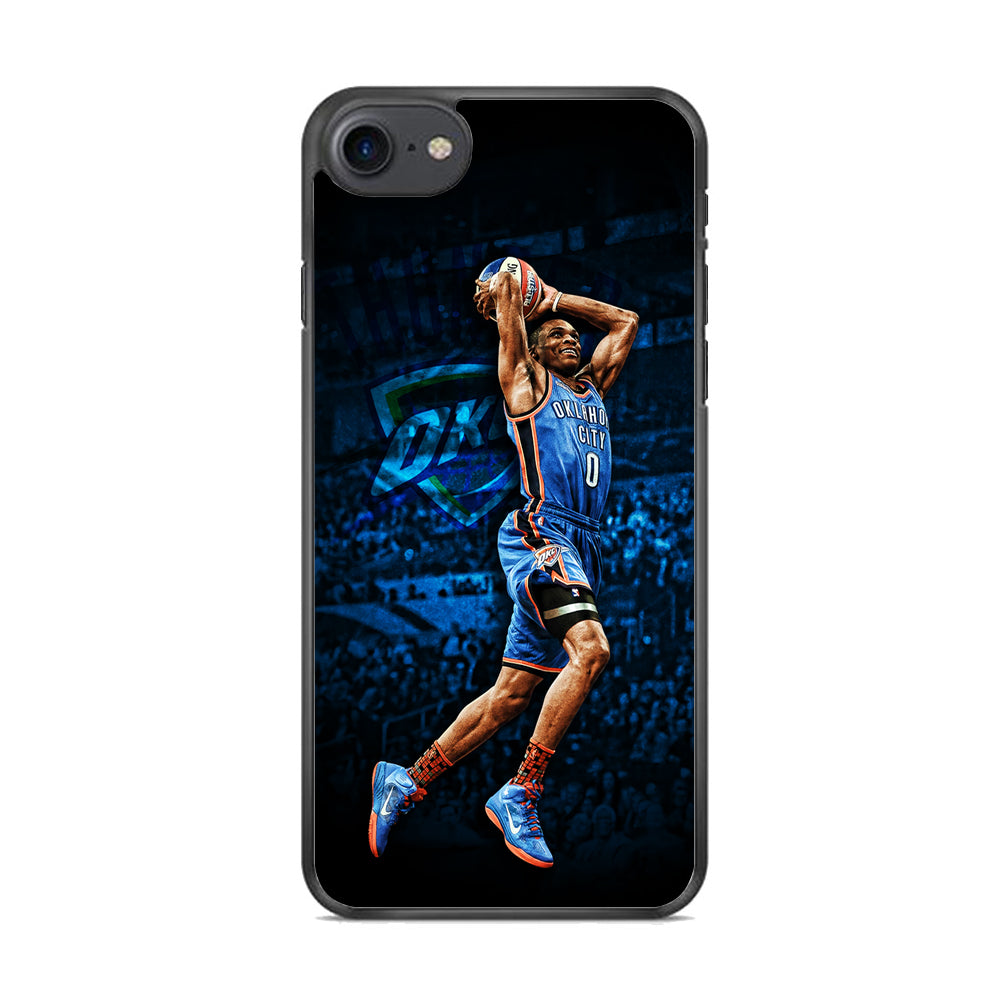 Russell Westbrook Jump Shot iPhone 8 Case