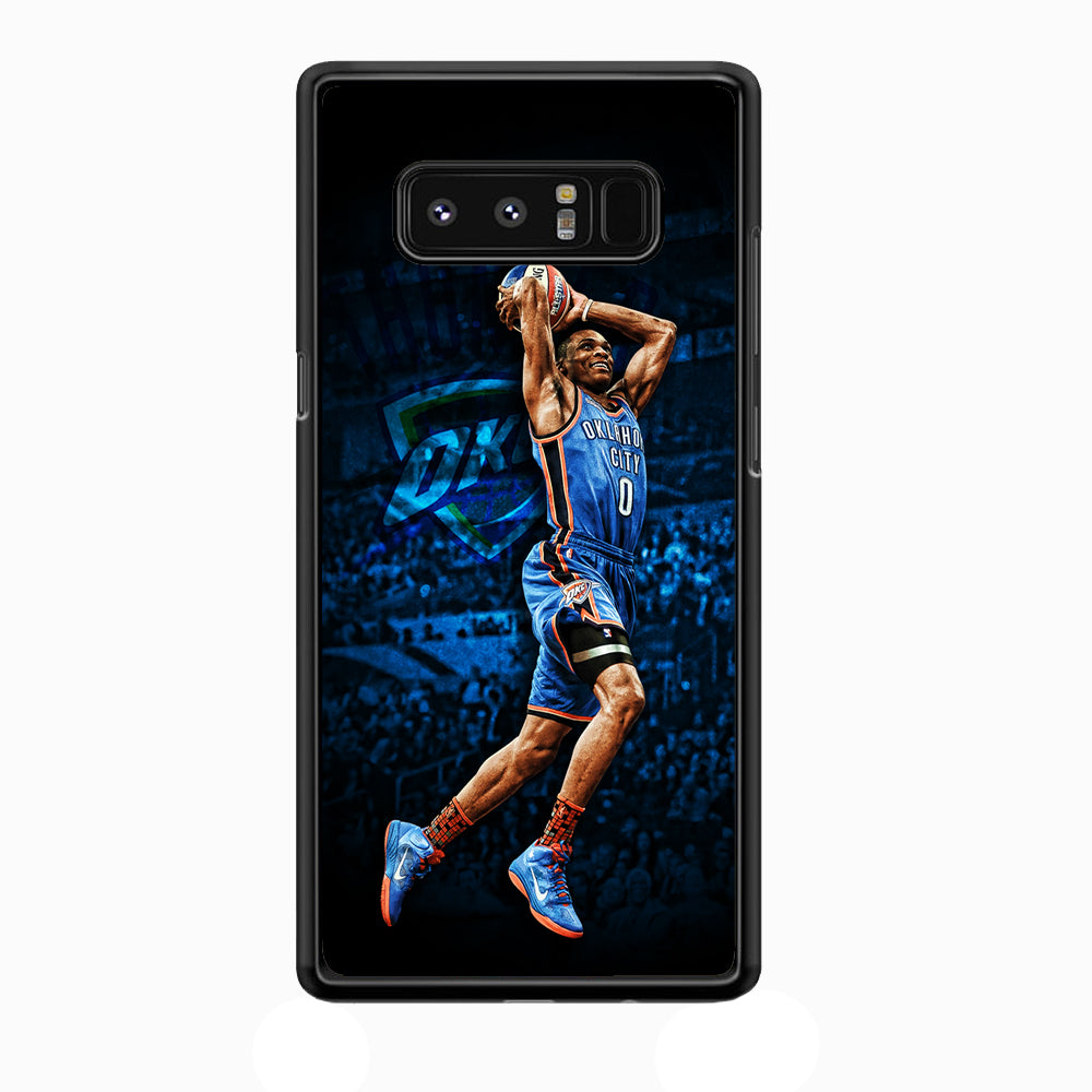 Russell Westbrook Jump Shot Samsung Galaxy Note 8 Case