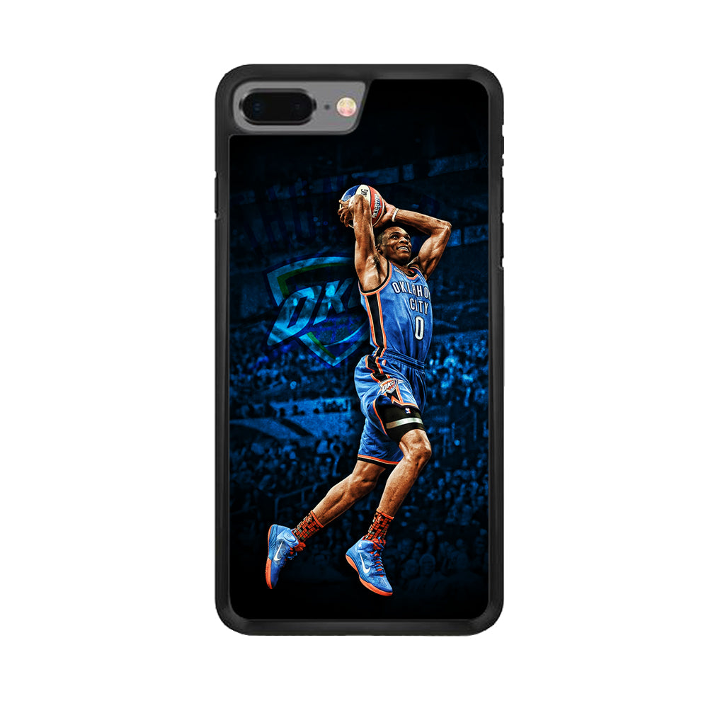 Russell Westbrook Jump Shot iPhone 8 Plus Case