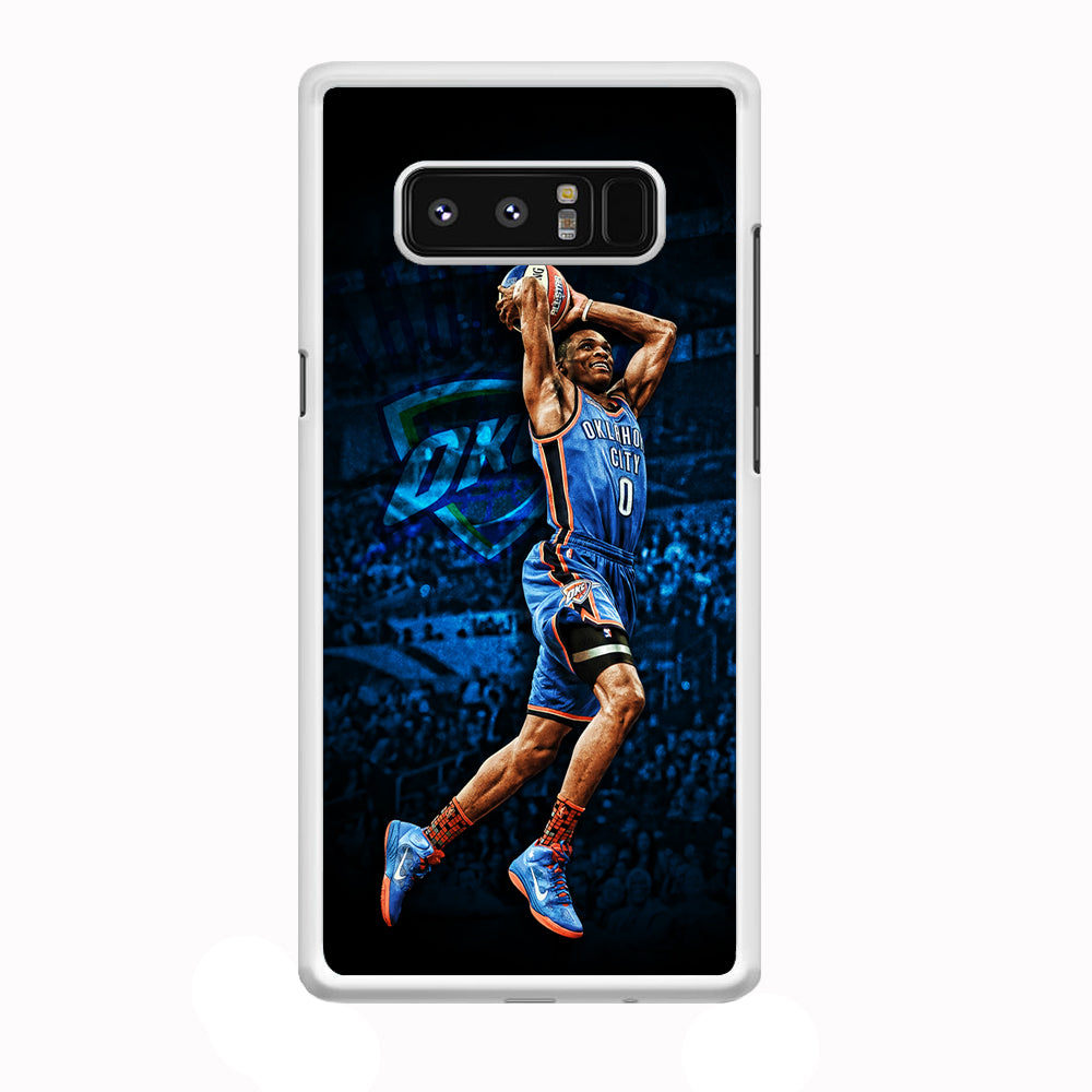 Russell Westbrook Jump Shot Samsung Galaxy Note 8 Case