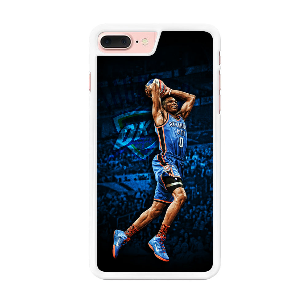 Russell Westbrook Jump Shot iPhone 8 Plus Case