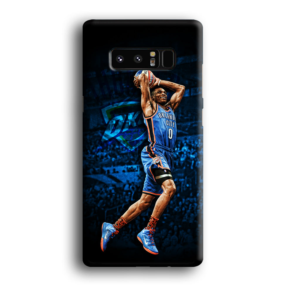 Russell Westbrook Jump Shot Samsung Galaxy Note 8 Case