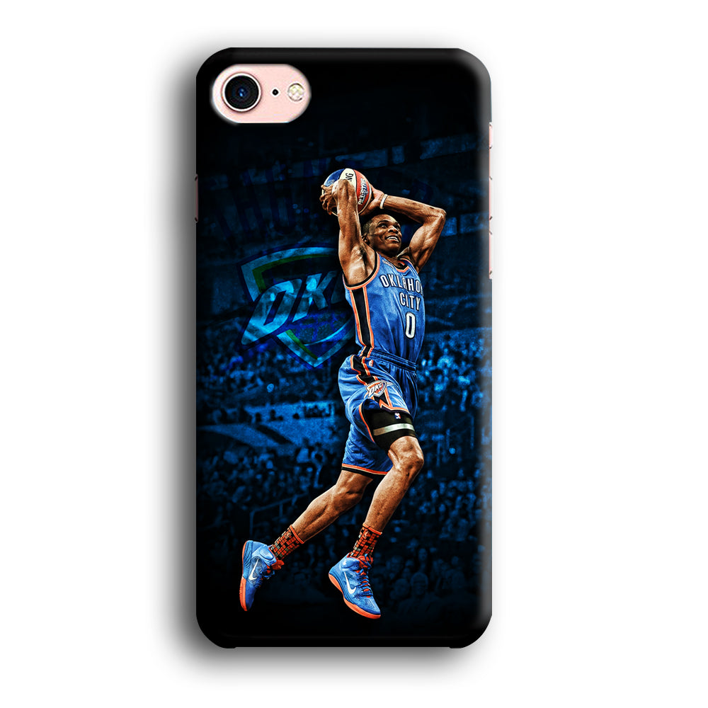 Russell Westbrook Jump Shot iPhone 8 Case