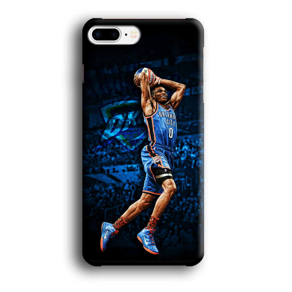 Russell Westbrook Jump Shot iPhone 8 Plus Case