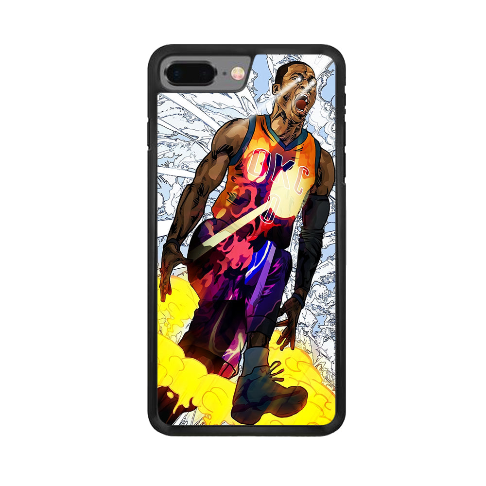 Russell Westbrook Oklahoma City Art iPhone 8 Plus Case