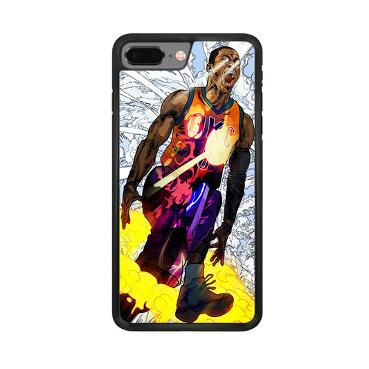 Russell Westbrook Oklahoma City Art iPhone 8 Plus Case