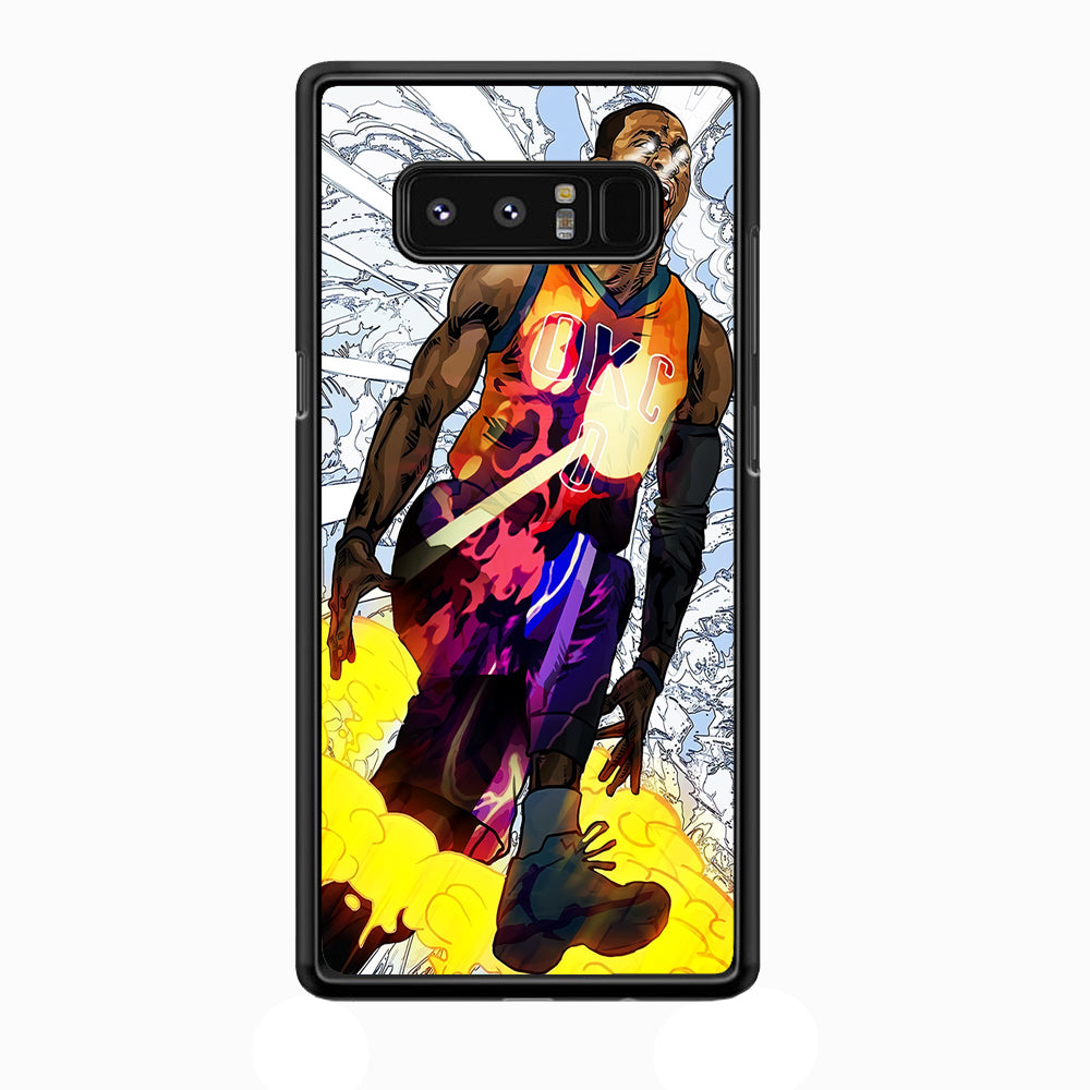 Russell Westbrook Oklahoma City Art Samsung Galaxy Note 8 Case