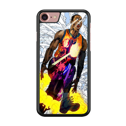 Russell Westbrook Oklahoma City Art iPhone SE 2020 Case