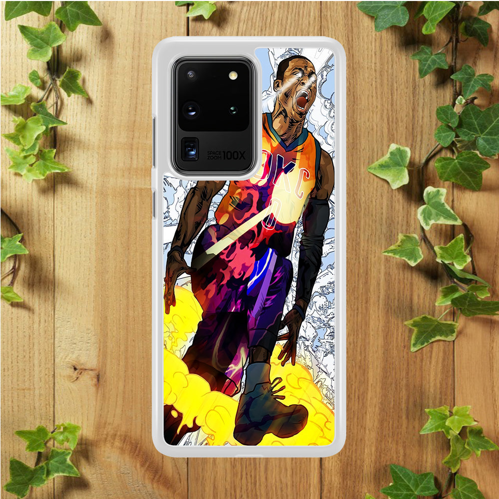 Russell Westbrook Oklahoma City Art Samsung Galaxy S20 Ultra Case