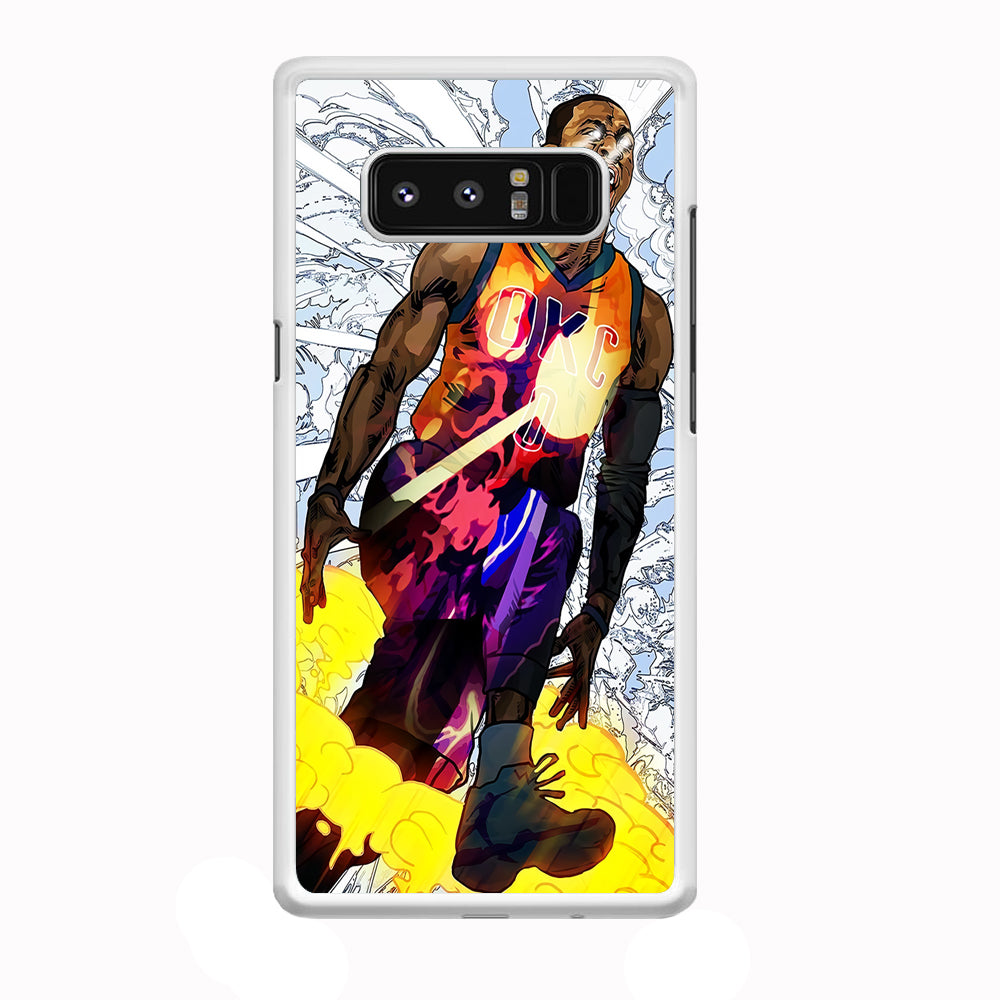 Russell Westbrook Oklahoma City Art Samsung Galaxy Note 8 Case