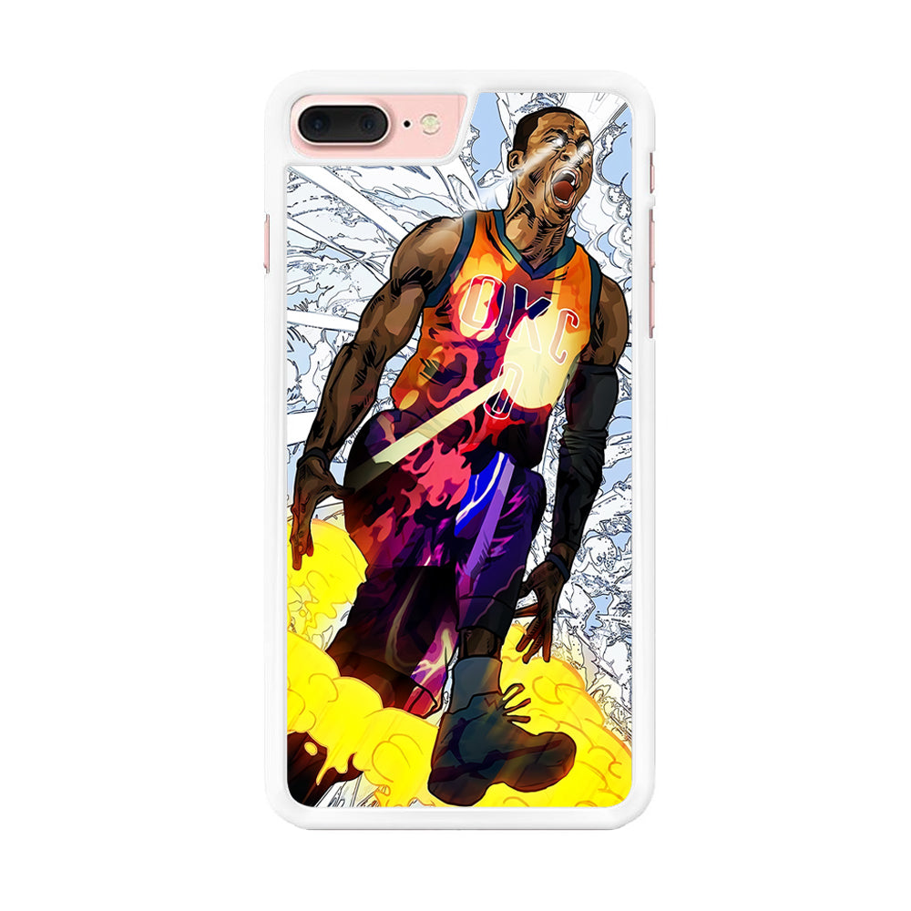 Russell Westbrook Oklahoma City Art iPhone 8 Plus Case