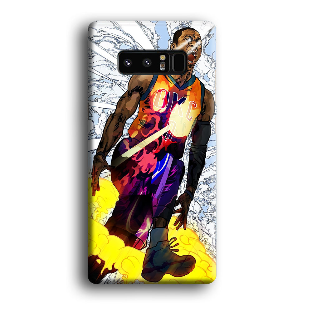 Russell Westbrook Oklahoma City Art Samsung Galaxy Note 8 Case