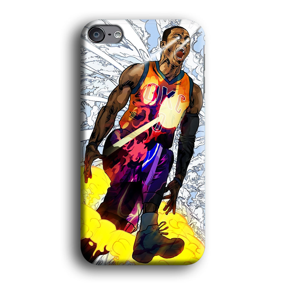 Russell Westbrook Oklahoma City Art iPod Touch 6 Case