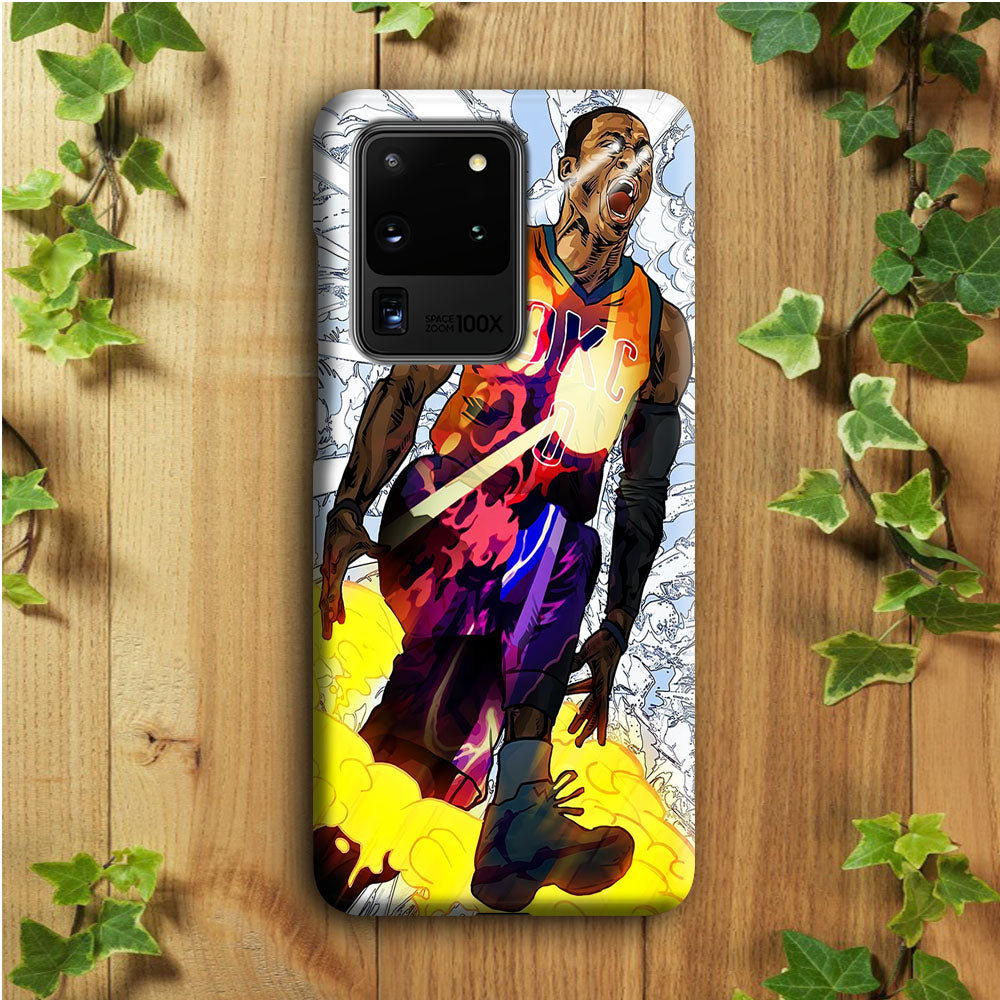 Russell Westbrook Oklahoma City Art Samsung Galaxy S20 Ultra Case