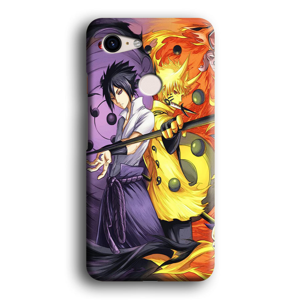 Sasuke Naruto Google Pixel 3 3D Case