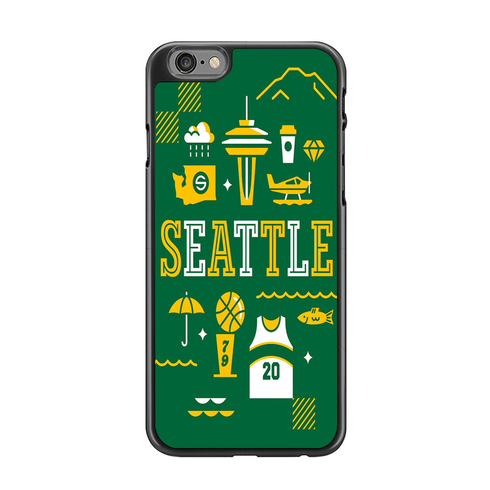 Seattle SuperSonics Basketball iPhone 6 | 6s Case