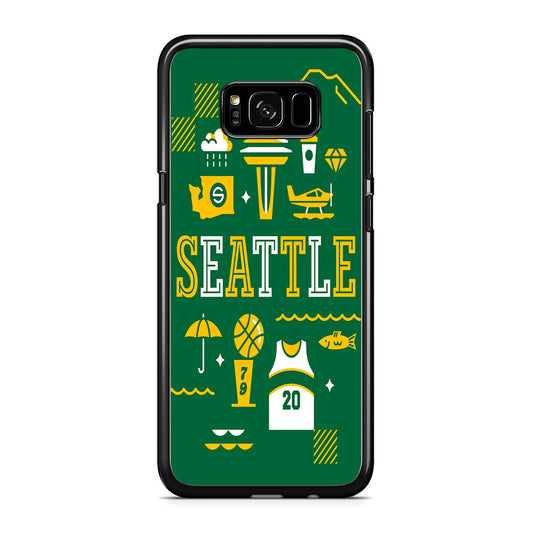 Seattle SuperSonics Basketball Samsung Galaxy S8 Case