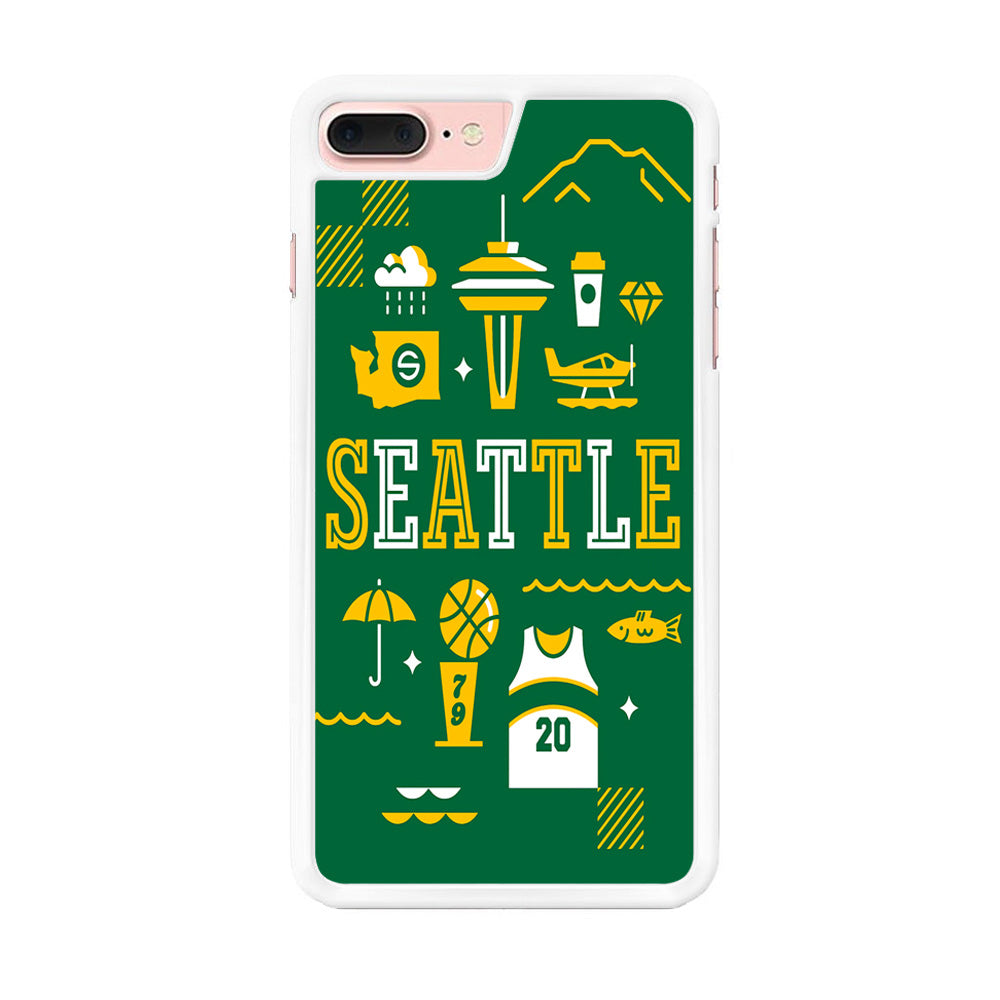 Seattle SuperSonics Basketball iPhone 7 Plus Case