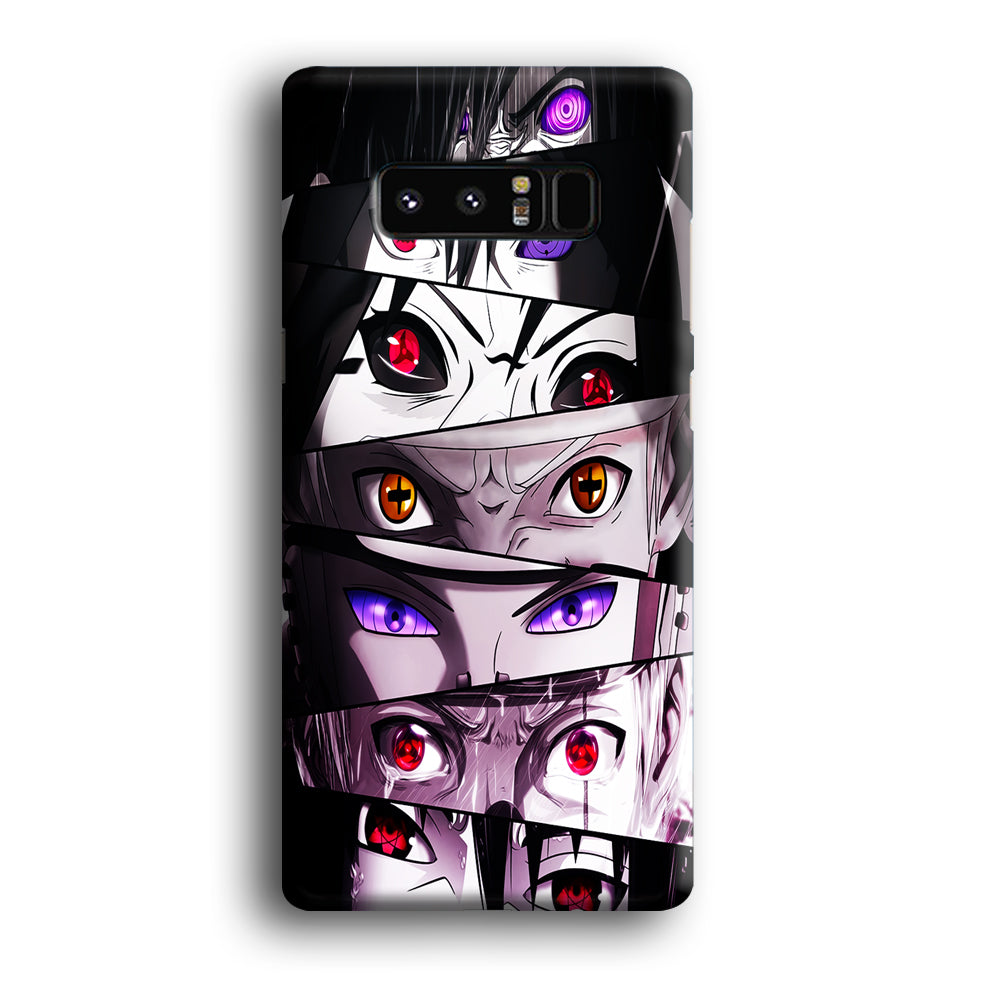 Sharingan Eyes Collection Samsung Galaxy Note 8 Case