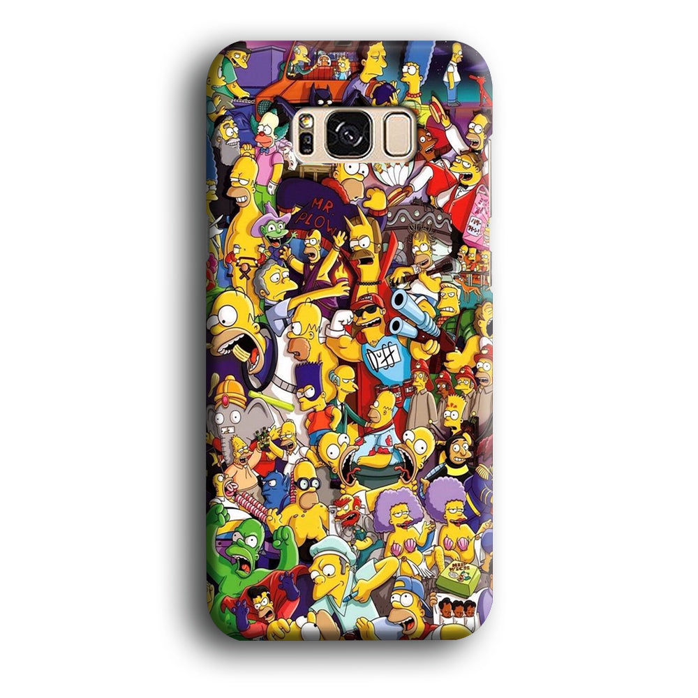 Simpson All Character Samsung Galaxy S8 Plus 3D Case