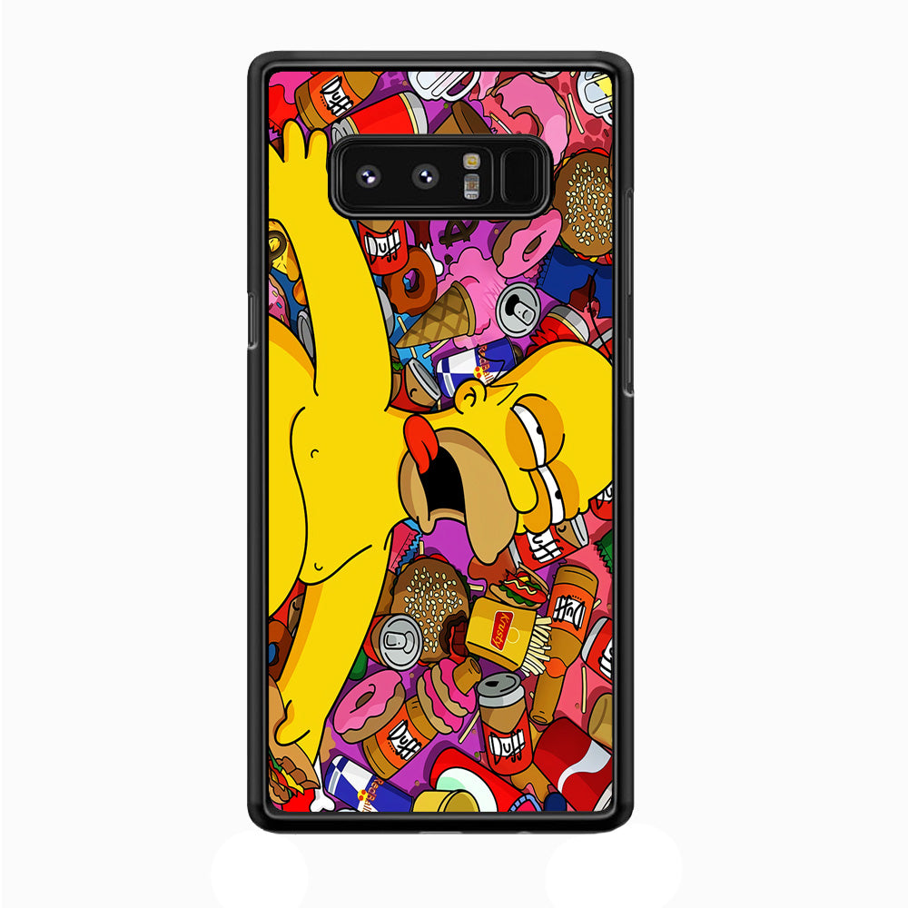 Simpson Homer High Samsung Galaxy Note 8 Case