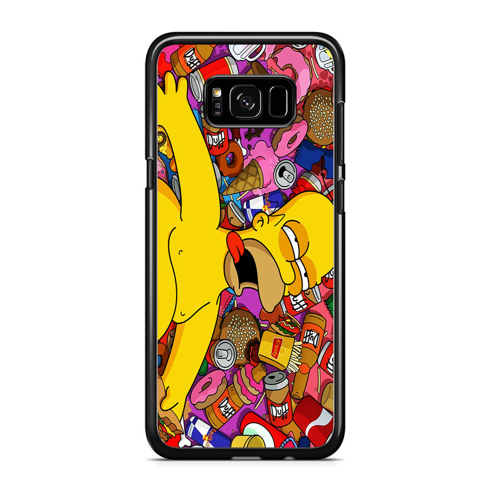 Simpson Homer High Samsung Galaxy S8 Case