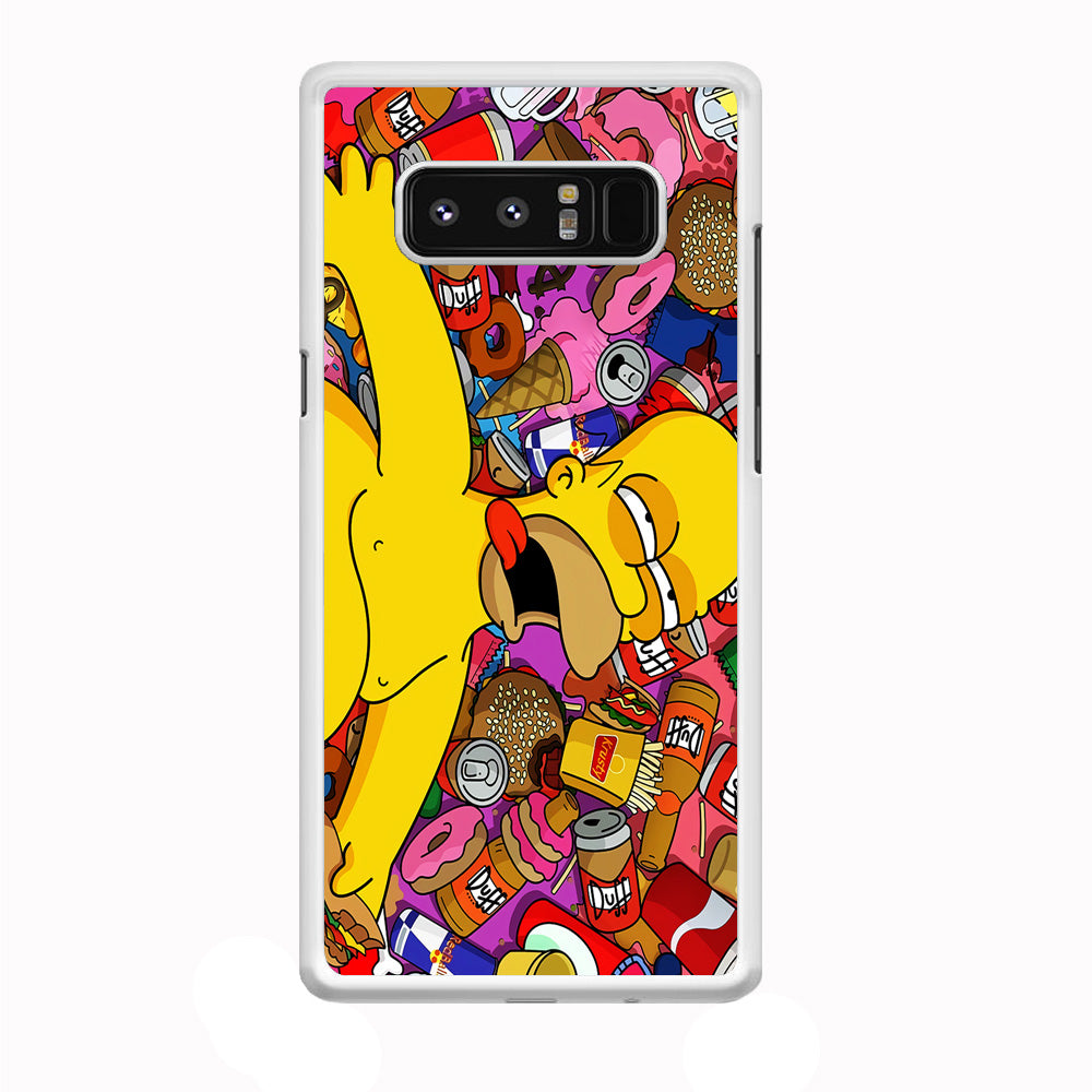 Simpson Homer High Samsung Galaxy Note 8 Case