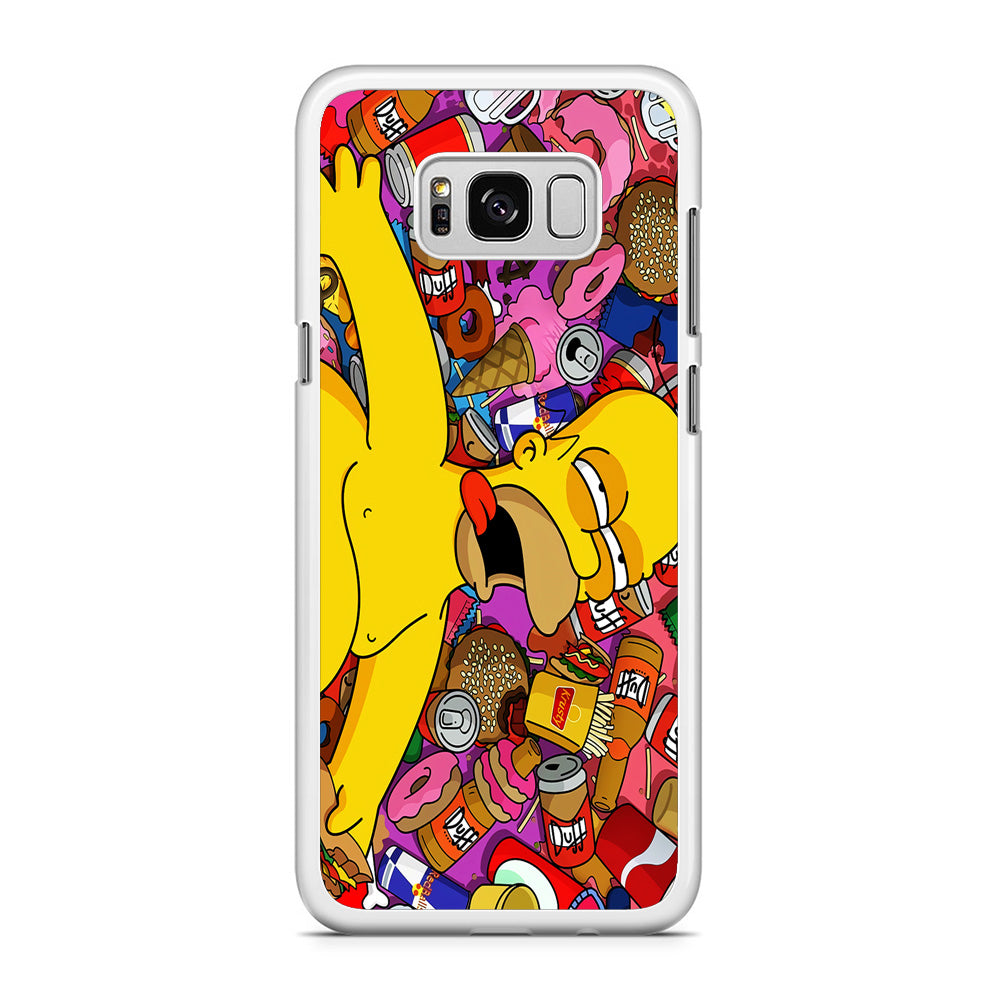 Simpson Homer High Samsung Galaxy S8 Case