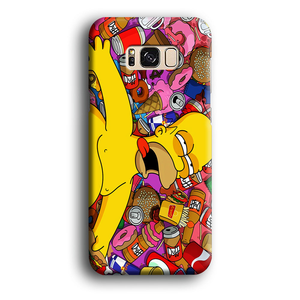 Simpson Homer High Samsung Galaxy S8 Case