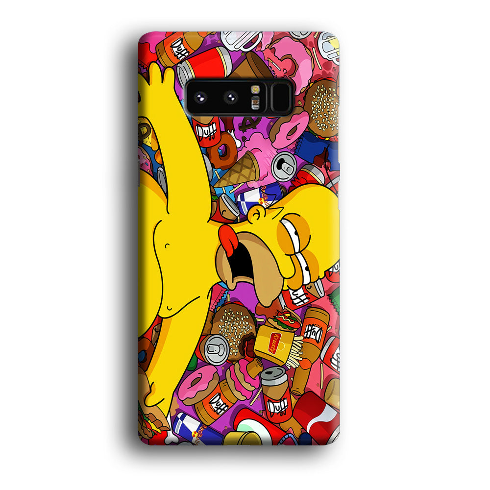 Simpson Homer High Samsung Galaxy Note 8 Case