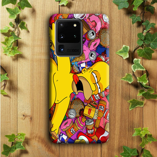 Simpson Homer High Samsung Galaxy S20 Ultra Case