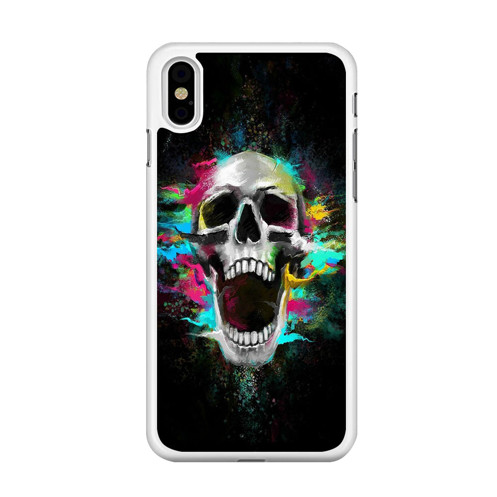 Skull Art 003 iPhone Xs Case