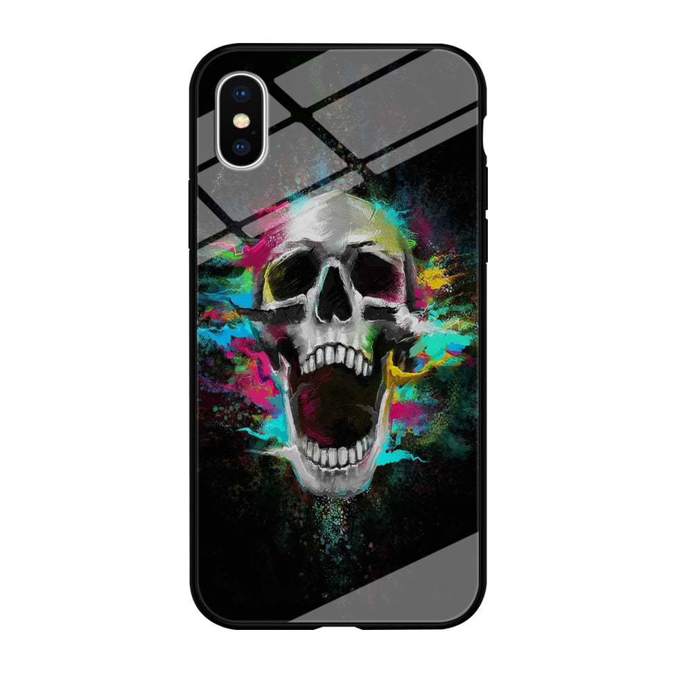 Skull Art 003 iPhone Xs Case