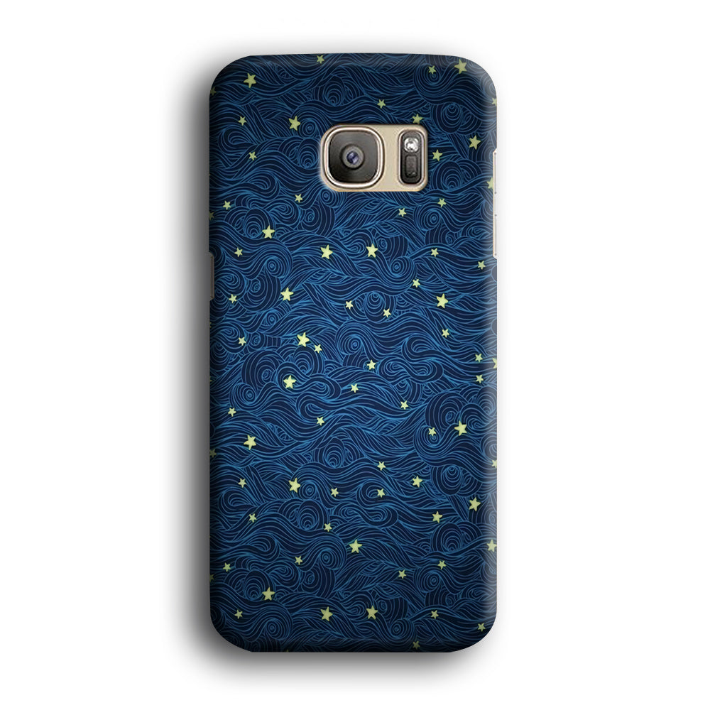 Sky painting art 001 Samsung Galaxy S7 Edge Case