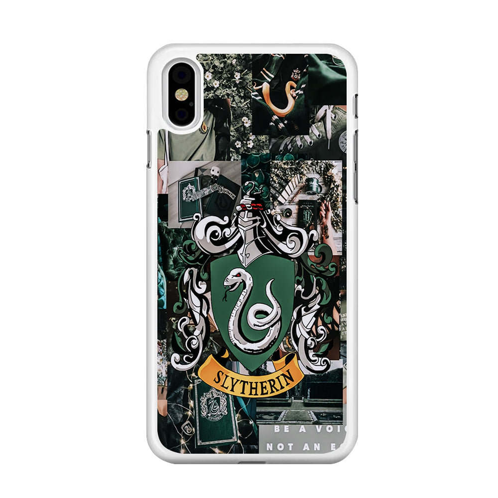 Slytherin Harry Potter Aesthetic iPhone Xs Case