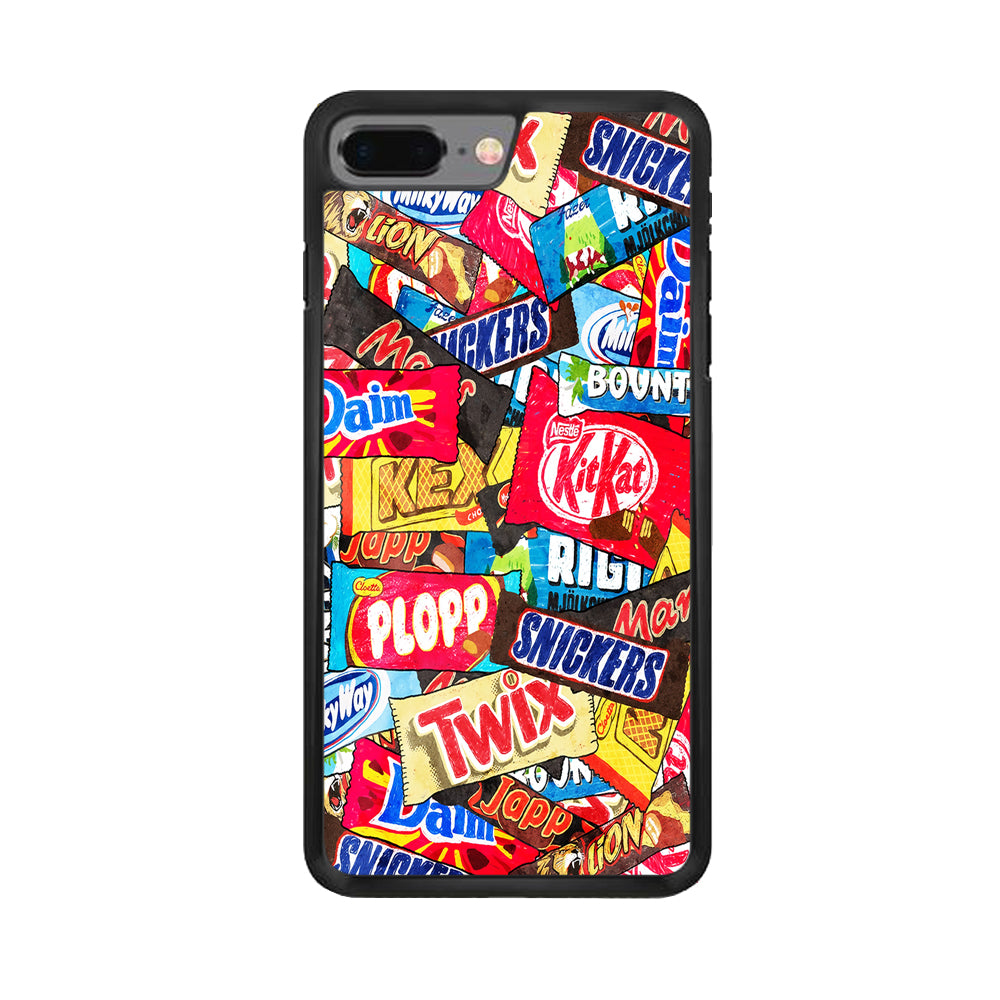 Snack Pattern Design iPhone 8 Plus Case