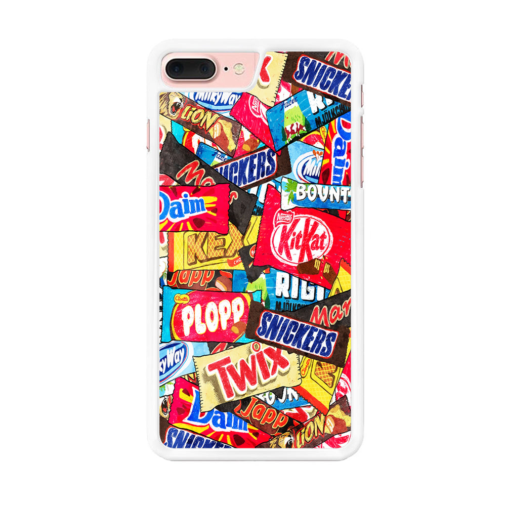 Snack Pattern Design iPhone 8 Plus Case