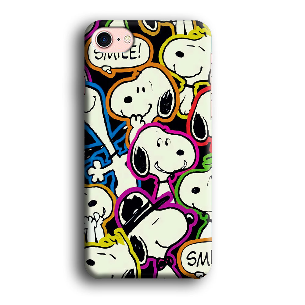 Snoopy Doodle iPhone 8 3D Case