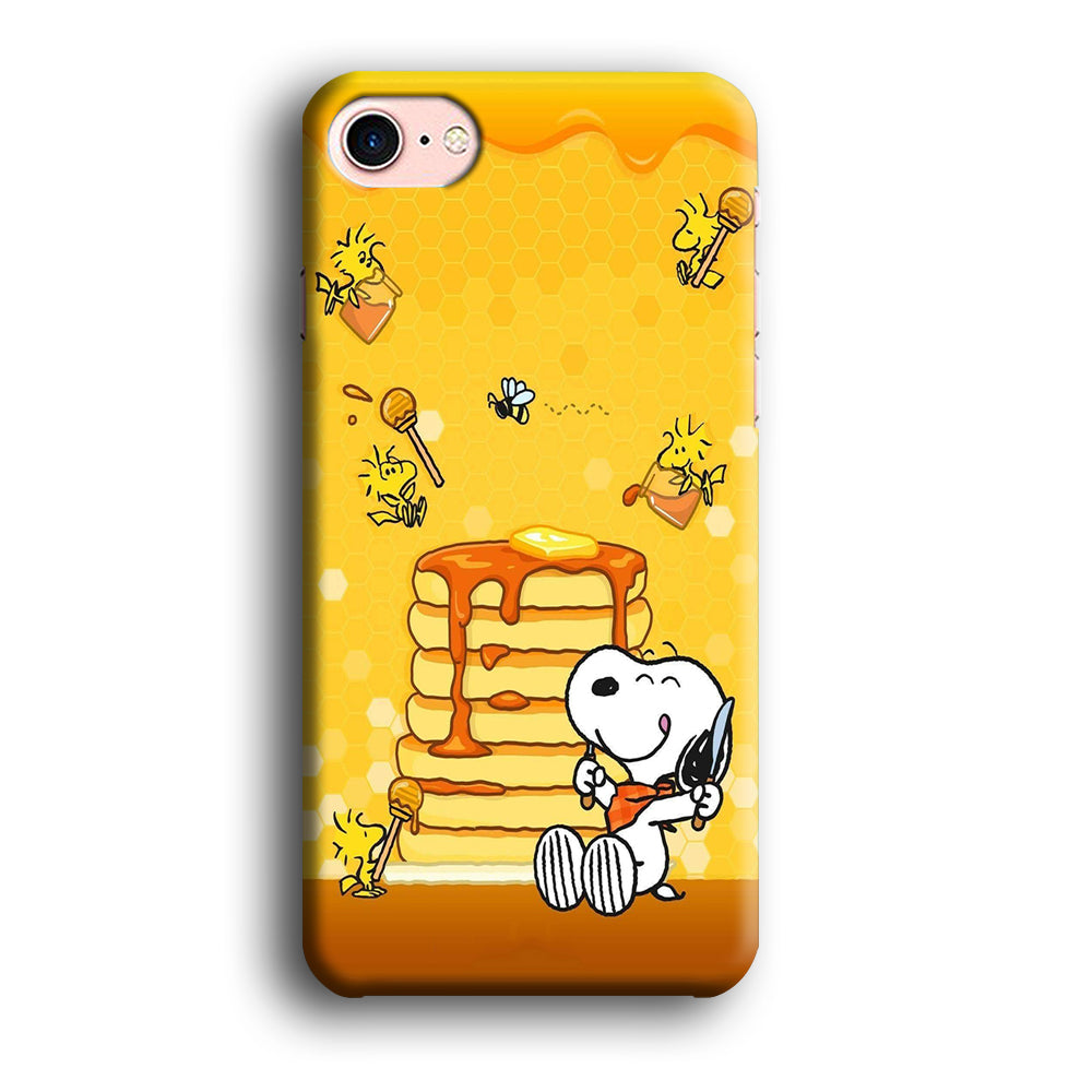 Snoopy Eats Honey iPhone SE 2020 Case