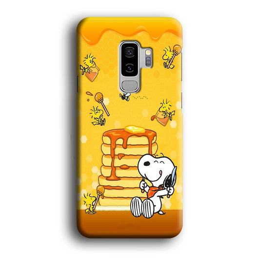 Snoopy Eats Honey Samsung Galaxy S9 Plus Case