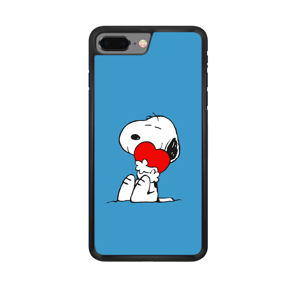 Snoopy Falling in Love iPhone 8 Plus Case