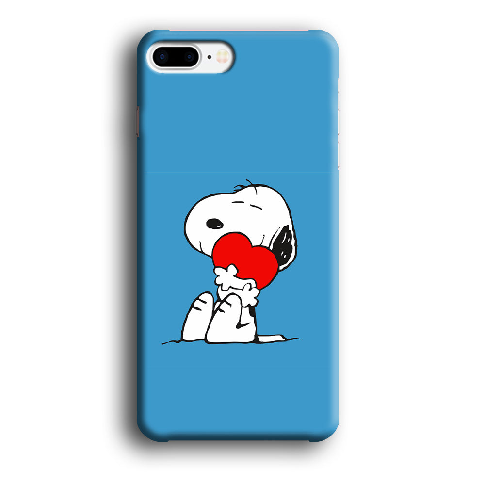 Snoopy Falling in Love iPhone 8 Plus Case