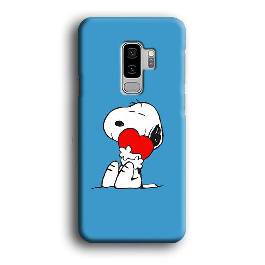 Snoopy Falling in Love Samsung Galaxy S9 Plus Case